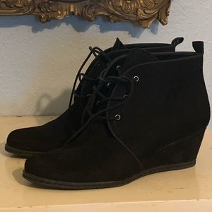 Never worn! Franco Sarto wedge booties
